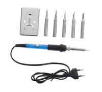 DIKACA Saldatore Elettrico Professionale con Temperatura Regolabile Punte Versatili per Microelettronica Riscaldamento Rapido e Portatile per Saldatura Multifunzione di Precisione