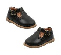 DIKACA Scarpe Prewalker Neonata Invernali con Suola Morbida in PU Stile Inglese Classico e Confortevoli per Bambine