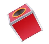 DIKACA Scatola per Biglietti Lotteria Alluminio e Slot Contenitore in Legno per Suggerimenti e Voti Portatile e Sicuro per Eventi di Raccolta Fondi e Concorsi