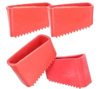 DIKACA Set 4 Pezzi Copripiedi Antiscivolo in Gomma per Scale Piedini di Ricambio Resistenti All’Usura Accessori per la Stabilità delle Scale Domestiche e da Esterno