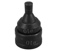 DIKACA Set di Punzoni Idraulici per Punzonatrice Pelle Foro Rotondo 10Mm Stampi per Punzonatura Idraulica Resistente All’Usura Punzone Manuale Versatile per Lavorazioni Precise