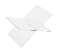 DIKACA Supporto Acrilico Trasparente da Scrivania Leggio Multifunzione per Libri Riviste e Ricette Espositore Resistente e Stabile per e Studio