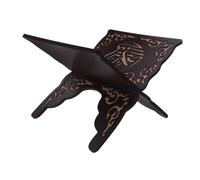 DIKACA Supporto Libri in Legno Pieghevole Intagliato per Corano e Bibbia Regolabile con Angoli Multipli Leggio da Tavolo Versatile per Ricette Preghiera e Lettura Scaffale Portatile