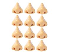 DIKACA Temperamatite Manuale Piccolo a Forma di Naso Cartoon, Set da 12 Pezzi, per Scuola, Ufficio e Viaggio, Affilatura Rapida e Resistente per Uso Scolastico e Artistico