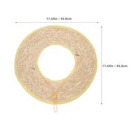 DIKACA Visiera Parasole in Paglia per Casco Protettivo Set 2 Pezzi con Diametro 45 CM Traspirante e Facile da Fissare Protezione Viso e Collo per Lavori all'Aperto e Colore Casuale