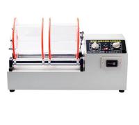 DIKAMAN Lucidatrice per Gioielli, KT1320 Utensili di Finitura for buratto Rotante Lucidatura Gioielli Macchina lucidatrice for barili Roccia Grande capacità Tamburo Oro Argento(Double Barrel)