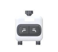 DIKAMAN Timer per irrigazione, Timer di irrigazione Intelligente a 2 Zone con Automatico da Giardino Wi-Fi, valvola Controllo for irrigatore a Goccia, Timer for per irrigazione di Prati e Giardini