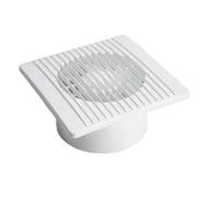 DIKAMAN Ventilatore di scarico, 4 "6" 8 "Aspiratore A Risparmio Energetico Montato A Parete Ventilatore Anti-Zanzara Design Estrattore For Bagno Cucina Wc(4 in)