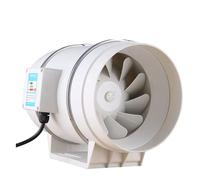 DIKAMAN Ventilatore di scarico, Ventilatore Di Scarico Da 4/5 Pollici Home Silent Inline Pipe Duct Fan Bagno Estrattore Ventilazione Cucina Wc Parete(4 Inch)