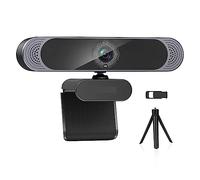 DIKAMAN Webcam, 4K 1080P FHD Webcam USB Auto Focus Web Camera PC Computer WebCamera for trasmissione in diretta Videochiamate Lavoro in conferenza(1080P)