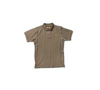 DIKE Polo de Travail à Manches Courtes Poise - Mastic M - vêtements de Travail
