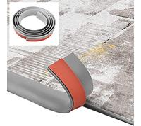 DIKEBAO Striscia di Transizione per Pavimenti Profilo di Transizione Autoadesivo 2m Strisce di Copertura per Pavimenti in PVC Strisce di Transizione della Soglia Altezza di transizione inferiore a 5mm