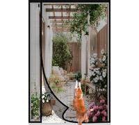 DIKER Zanzariera Magnetica Porta 110 × 220 cm, Tenda Zanzariere Finestra Magnetiche, Zanzariere per Porte Finestre, Tende Anti Zanzare Porta Chiusura Automatica per Balcone, Soggiorno