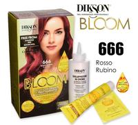 dikson bloom crema colorante rosso rubino 666
