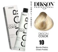 Dikson Color 10 Biondo Platino Chiaro Freddo 120 ml - Crema colorante