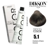 Dikson Color 120 ml 5.1 5C Castano Chiaro Cenere - Colorante per capelli