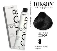 Dikson Color Serie Cold Natural 3 Dark Brown, Tubo 120 ml