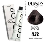 Dikson Color Serie Braun Cioccolato 4.72 Marrone Cioccolato, Tubo 120 ml