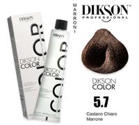 Dikson Color 5.7 Castano Chiaro Marrone 120 ml - Colorante per capelli
