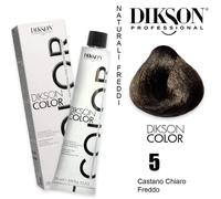 Dikson Color Serie New Natural 5NE 5.0 Light Chestnut Brown Nuovo, Tubo 120 ml