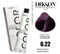 Dikson Color Serie Violet 6.22 Biondo scuro viola profondo, Tubo 120 ml