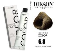 Dikson Color Serie Matte 6.8 Biondo scuro opaco, Tubo 120 ml