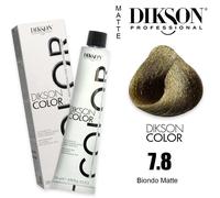 Dikson Color Serie Matte 7.8 Biondo opaco, Tubo 120 ml