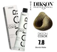 Dikson Color Serie Matte 7.8 Biondo opaco, Tubo 120 ml