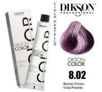 Dikson Color Serie Pastel Violet 8.02 Pastel Violet Biondo Chiaro, Tubo 120 ml