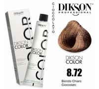 Dikson Color Serie Braun Cioccolato 8.72 Biondo Cioccolato Chiaro, Tubo 120 ml