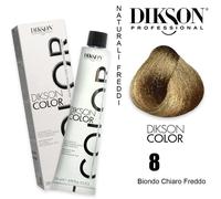 Dikson Color Serie New Natural 8NE 8.0 Biondo Chiaro Nuovo, Tubo 120 ml
