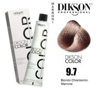 Dikson Color Serie Marroni 9.7 Biondo castano chiarissimo, Tubo 120 ml