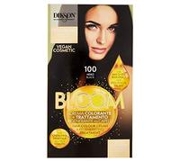 3 DIKSON BLOOM CREMA COLORANTE 100 NERO BLACK + TRATTAMENTO RIGENERANTE CAPELLI