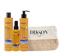 Dikson Sun Force Kit Solare Protettivo per Capelli, Shampoo, Balsamo e Spray con Acido Ialuronico e Olio di Argan