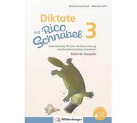 Diktate mit Rico Schnabel, Klasse 3 - silbierte Ausgabe: Selbstständig Diktate, Rechtschreibung und Grundwortschatz trainieren