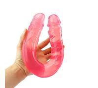 - DìḷĐò Gode Uomo Donna Péņę Çlītọrīdę Ŝéșșuālī Áņàlë 15,15 Pollici Avanzato Design per Lěsbịân Perșònalę Msssssx Wànd con Doppia Testa/Rosa
