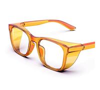 DILANCO Occhiali di sicurezza trasparenti con protezioni laterali per donne e uomini, resistenti alla nebbia e ai graffi, protezione UV completa ANSI Z87