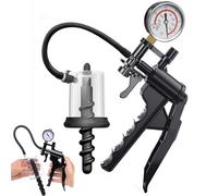 Dilatatore Anale con Pompa Vacuum e Butt Plug Espandibile, Accessorio Stimolatore Prostata e Anal Expander per Uomo Donna Coppie Adulte (B)