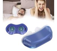 Dilatatore Nasale AntiRussamento, Doppio Ventilatore Turbo Dispositivo Elettrico Anti-russamento Silicone Relax Lavabile, Alta Efficienza Aria Dentro e Fuori, Comodo da Indossare