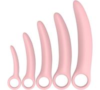 Dilatatori Vaginali in Silicone Intimich 5 pezzi rosa
