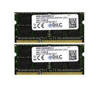 DILC, RAM DDR3 SODIMM 8GB, 2 Memorie RAM per Pc Portatile, PC3-12800, 1600Mhz (204 Pin), 1.35v (Low Voltage), Compatibili con Pc Portatili/Notebook o Mini Pc con Slot SODIMM, Garantite a Vita, 2 Pezzi