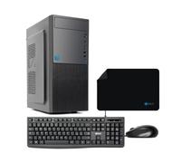 DILC Special bundle Business n.4 - include "PC Task I One" con CPU Intel Core i3-14100 4 core 3.50 Ghz ed SSD 480 GB, più linea Accessori DILC Mouse, Mousepad e Tastiera