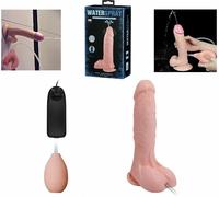 Dildo A VENTOSA REALISTICO spruzzante VIBRANTE vaginale anale HARD pene fallo