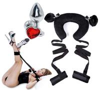 Dildo anale anal e costrittivo caviglie polsi sadomaso cuscino posizioni bondage