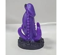 Dildo anale Fantasy Dragon da 17,5 cm, un dildo mostruoso in silicone spesso per donne, con tentacoli larghi e una potente ventosa, un piccolo sex toy per il punto G per principianti e coppie