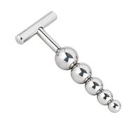 Dildo anale in acciaio inossidabile - Stimolatore Alpha Male con cinque sfere