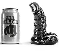 Dildo Anale per Principianti All Black - Costolato 13 cm
