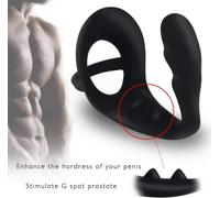 DILDO ANALE PROSTATICO INDOSSABILE pene duro Stimolante ring SADOMASO sexy man