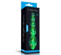 LoveToy Dildo in vetro luminoso Twilight Gleam – anale a sfere per donna e uomo