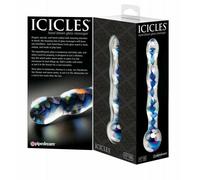 dildo anale vaginale in vetro fallo icicles n 8 sex toy stimolatore uomo donna